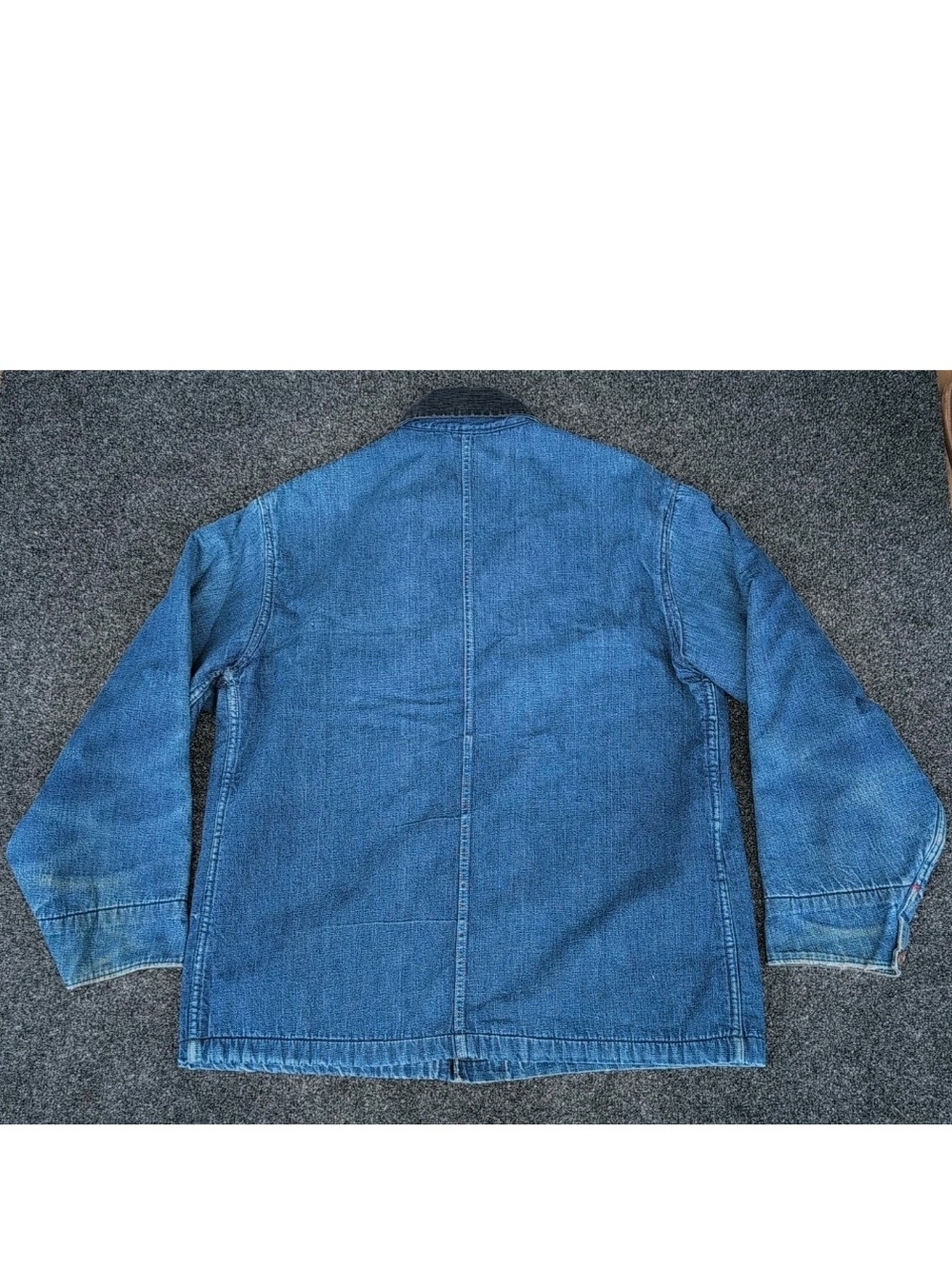 Vtg Big Mac Denim Jacket Large Blue Blanket Lined Work Corduroy Collar JC Penny - Picture 7 of 7